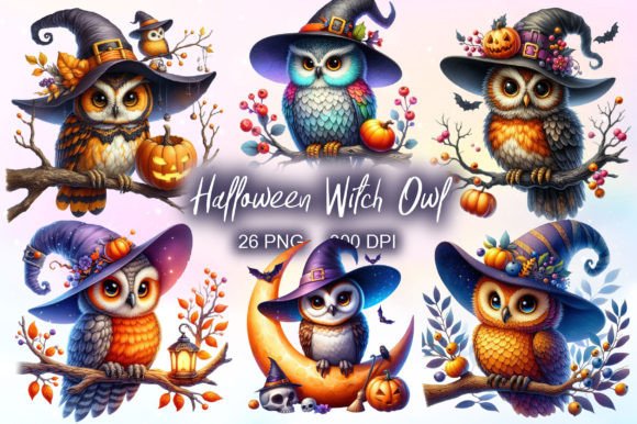 Download Halloween Witch Owl Sublimation Clipart - Owl sublimation Collection