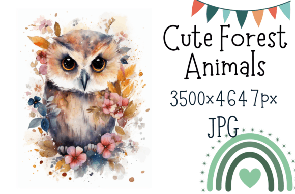 Download Cute Watercolor Owl Printable Nursery Ar - Cute Collection
