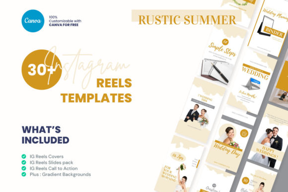 Download Wedding Instagram Reels Template Canva - Wedding Collection