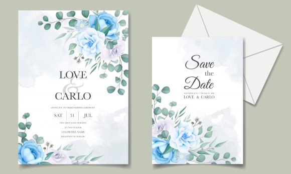 Download Vintage Wedding Invitation Floral Design - Wedding Collection