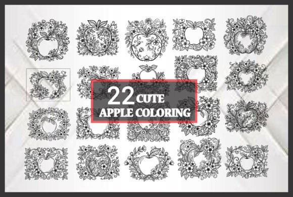 Download 22 Cute Apple Coloring Pages - Cute Collection