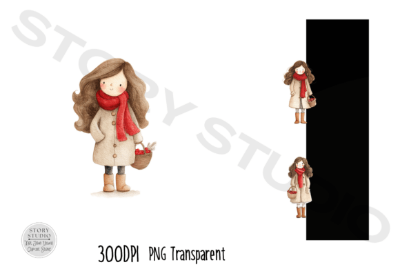 Download Cute Girl Fall Autumn Clipart Bundle - Cute Collection