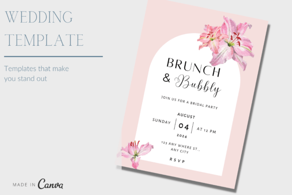Download Canva Editable Wedding Brunch - Wedding Collection