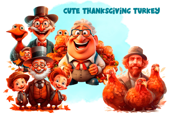 Download Cute Thanksgiving Clipart Sublimation - Cute Collection