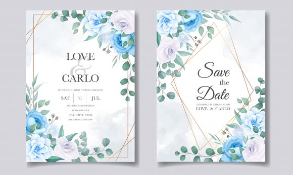 Download Vintage Wedding Invitation Floral Design - Wedding Collection