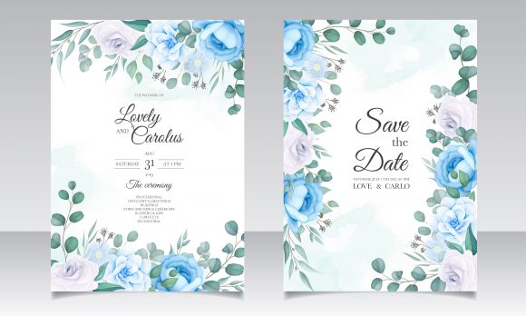 Download Vintage Wedding Invitation Floral Design - Wedding Collection