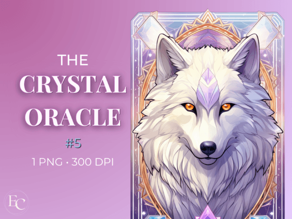 Download White Wolf Tarot Card Halloween Clipart - White wolf Collection