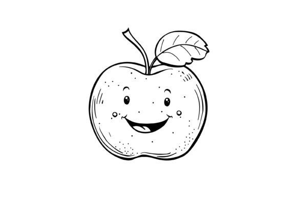 Download Cute Apple Coloring Page - Cute Collection