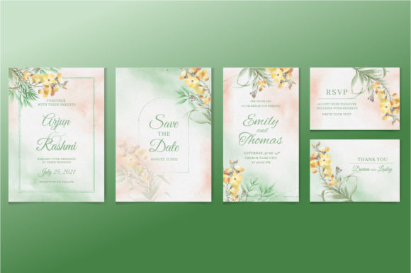 Download Elegant Wedding Invitation Floral Design - Wedding Collection