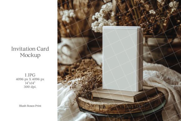 Download Boho 5x7 Invitation Card Mockup Wedding - Wedding Collection