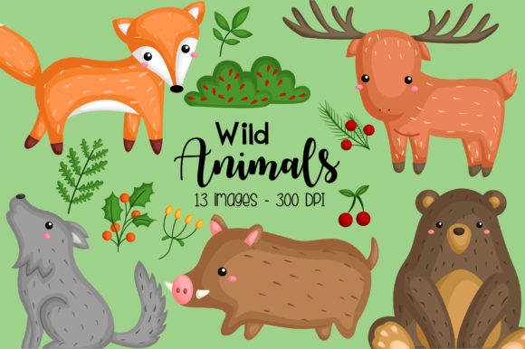 Download Cute Wild Animal Clipart - Cute Collection